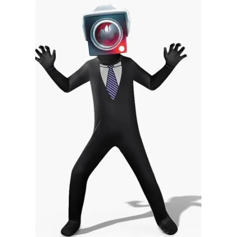 Disfraz de Halloween para niños de Bear's Den, altavoz, videocámara, Tv, hombre, Cosplay, Skibidi, inodoro, nuevo 2025