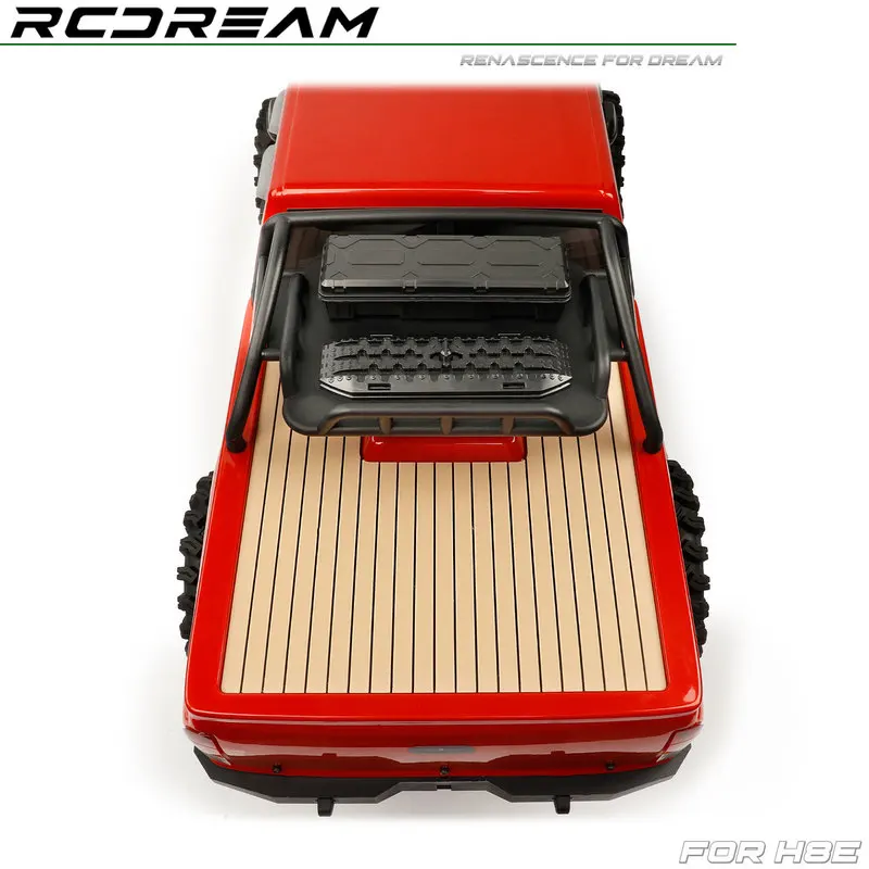 RCDream 1/8 H8E Rear Bed Wood Panel Floor Simulation Decoration for RC Pickup Truck Accessories Parts Upgrade