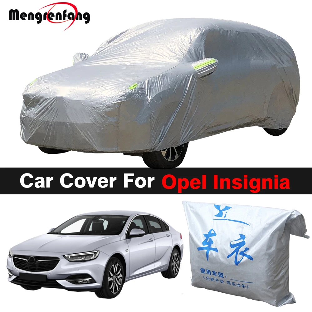 

Full Car Cover For Opel Insignia A B 2008-2023 Outdoor Auto Anti-UV Sun Shade Rain Snow Dust Protection Cover Windproof