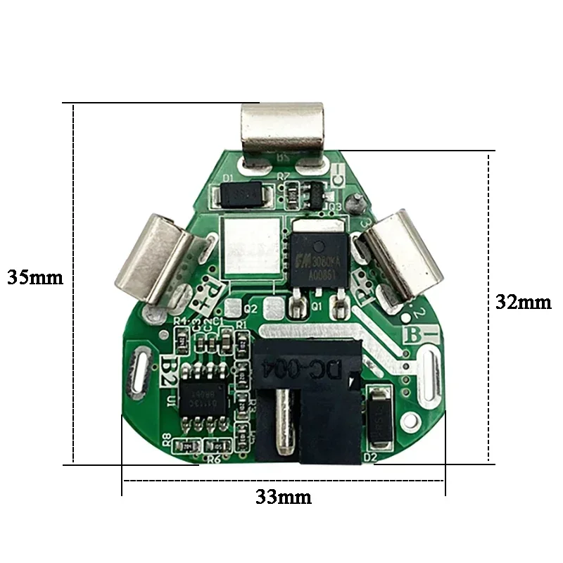 Caixa de bateria Li-ion, PCB Board Circuit, DeYun Zhipu FuGe para KoMax DLS DEGUQMNT GCRAFT, BL1013B, Li-ion Pack, 12V, 10.8V