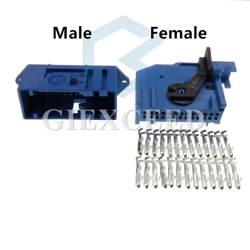 26 Pin 185879-2 185226-2 Automotive Instrument Cable Socket AC Assembly Automotive Female Male Conenctor ECU