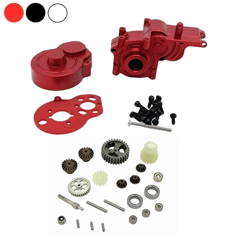Metal Transmission Gear Box Gearbox Housing and Gear Set for LOSI Micro-B RC Car Upgrade Parts Accessories