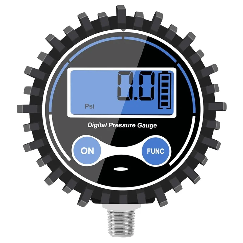 Lorvmed Household Industrial Digital Pressure Gauge LCD Display Precision Pressure Monitoring Tool