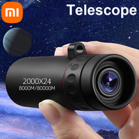 Xiaomi Mini Portable 2000x25 HD Monocular Telescope Mobile Phone Telescope with Holder Camping Hunting Birdwatching Telescope