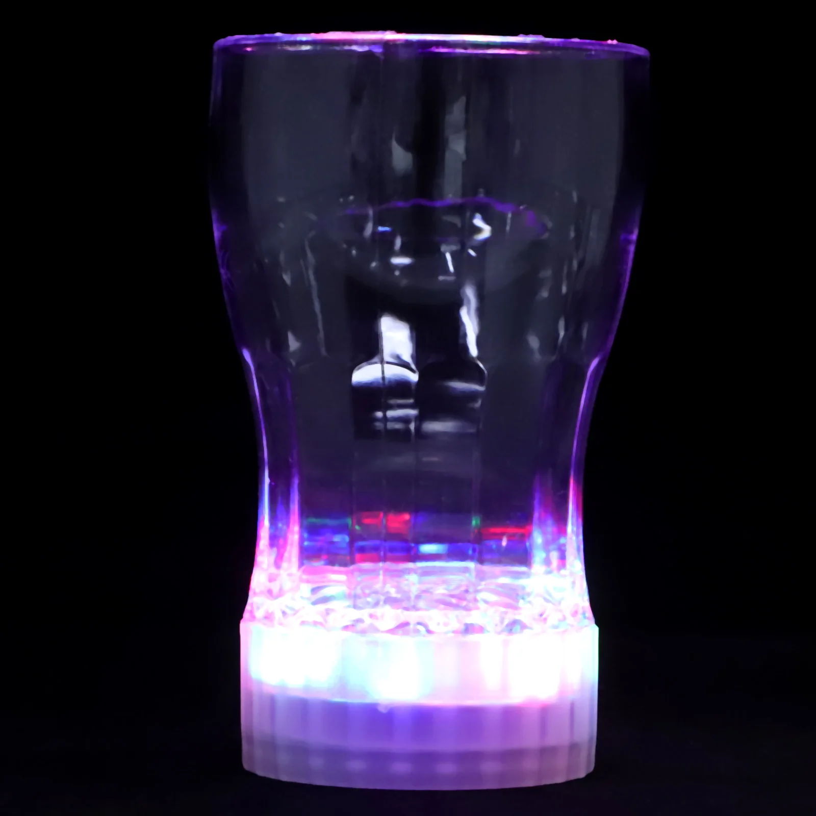 

6pcs Light Up Whisky Party Glowing Cups Bar Luminous Wine Cups Neon Glow Party Supplies Plastic Beverage Containers For