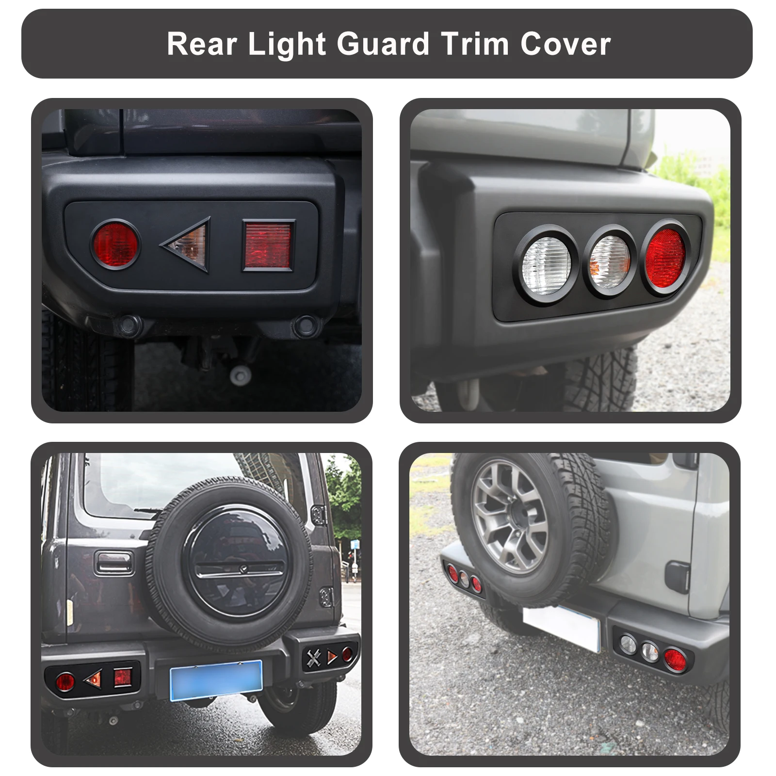 For Suzuki Jimny 5 Door 2023 2025 Nomade Side Window Louver Shutter Matte Black Universal Left Right Accessories