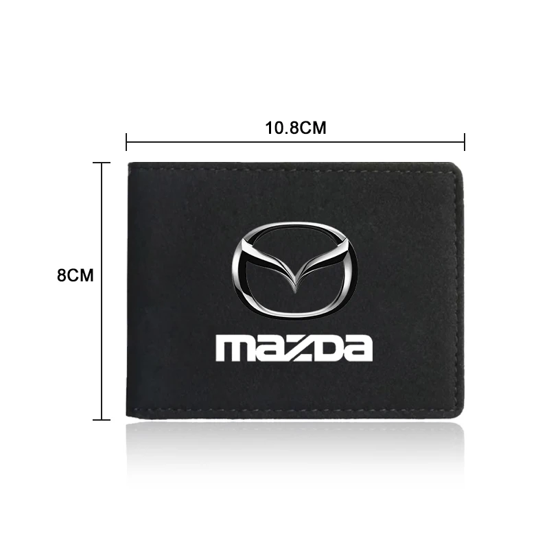 1 szt. Osłona na emblemat samochodowy, etui na prawo jazdy, identyfikator, karty kredytowe do Mazda 3 5 6 323 626 CX-3 CX-4 CX-5 CX-7 CX-9 Axela 6 RX8 7 MX3