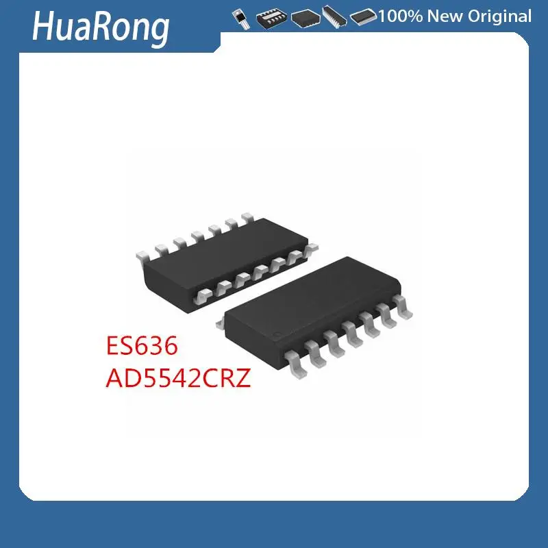 2Pcs/Lot   ES636 SOP14  RMS-to-DC   AD5542CRZ