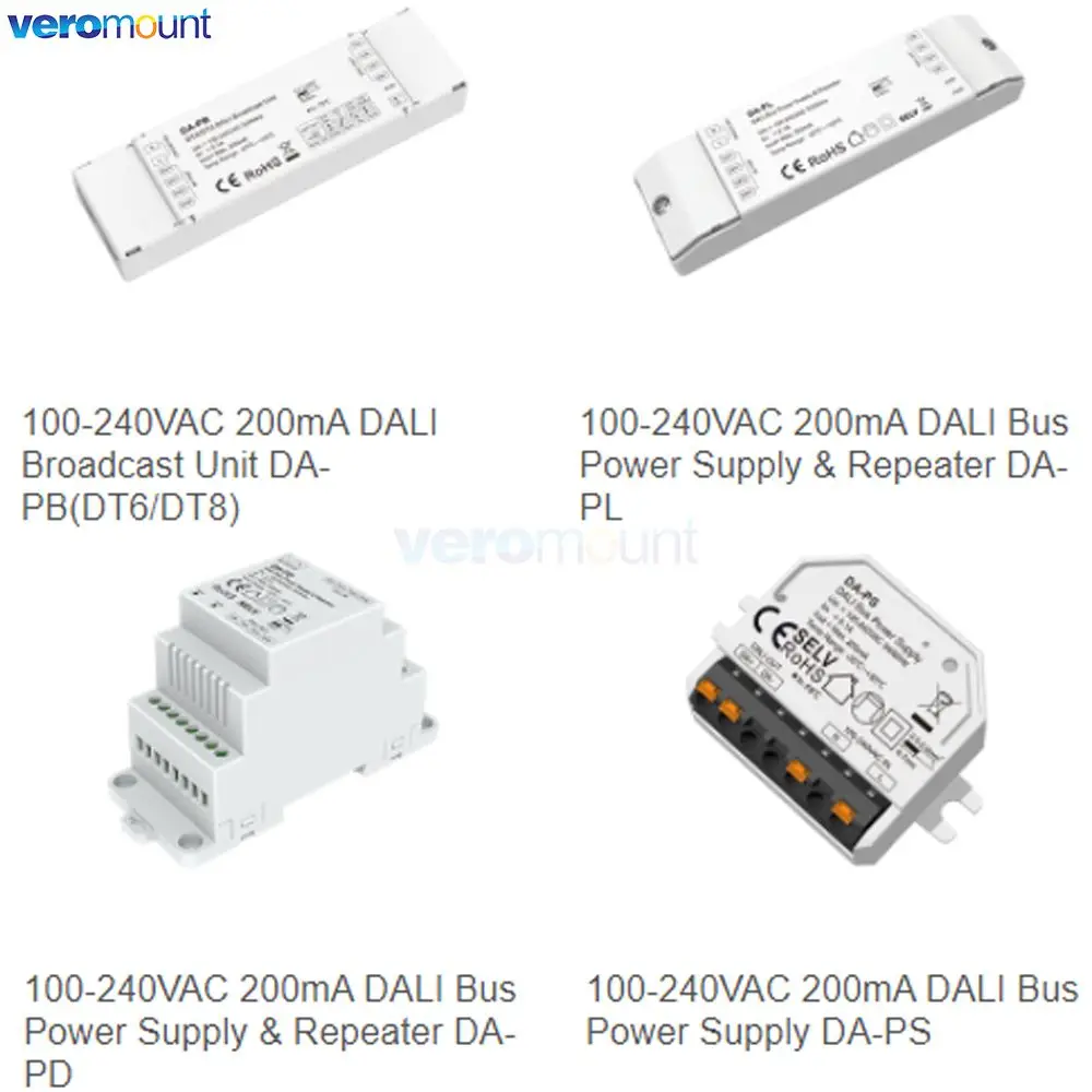 Skydance AC DA-PL DA-PB DA-PD DA-PS DALI Bus Power Supply Repeater integrated DALI power supply Enhancement transmission signal