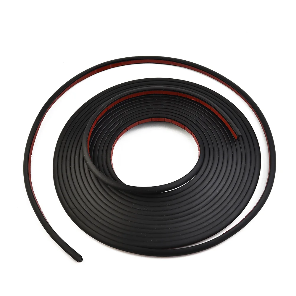 High Quality Useful Sealing Strip Car Headlight Parts Rubber Bumper Dustproof Lip Replacement W/ Dual-Sided Tape