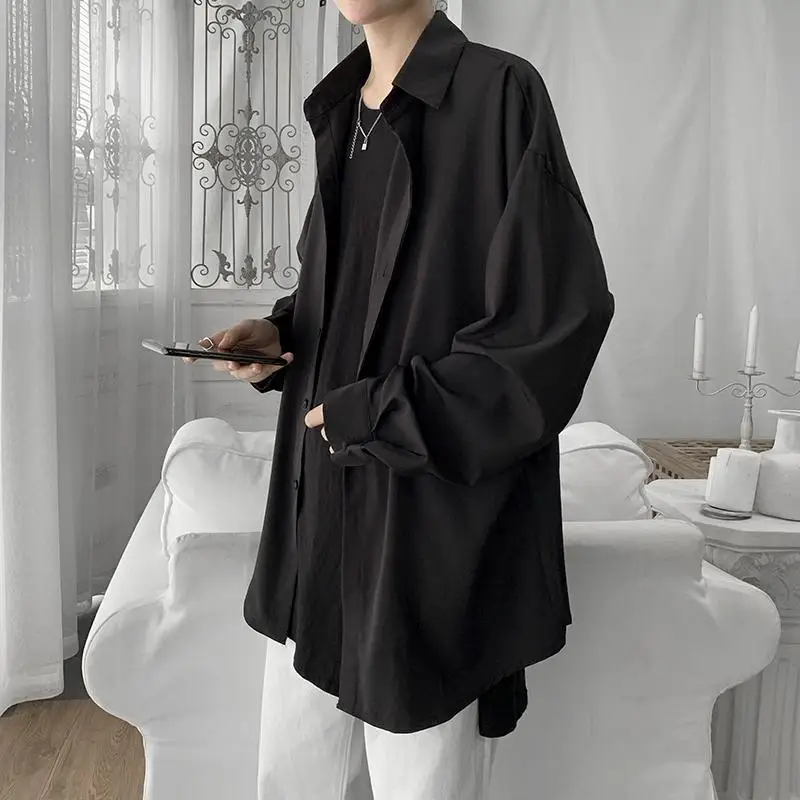 

Очень большое 300-мешочек, модное повседневное длинное мужское пальто Sve irt Faion, осень-зима, свободное гонконгское верхнее пальто