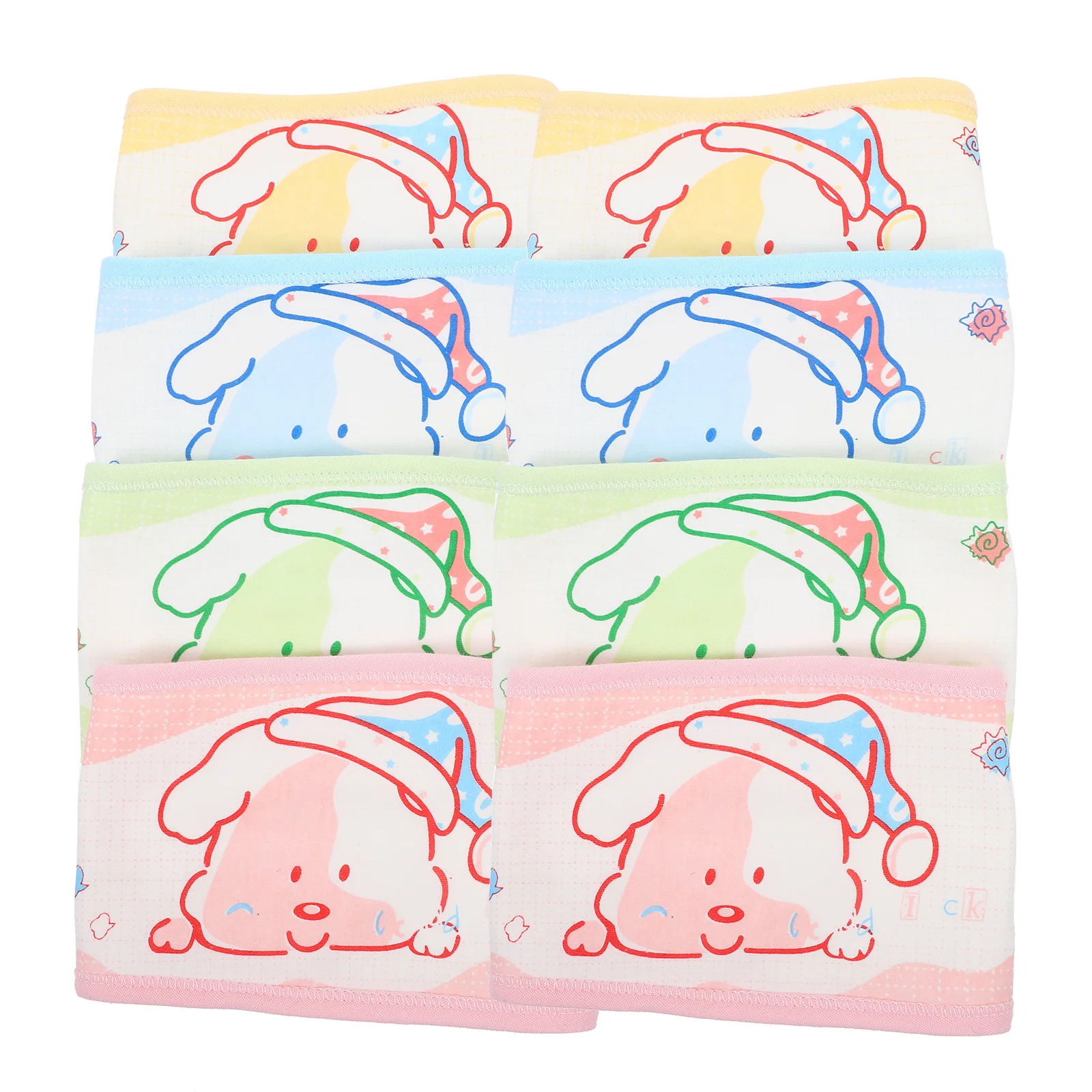 

8 шт. детский пояс для живота для новорожденных, хлопковая защита для живота, регулируемый чехол для пупка для газа и колец