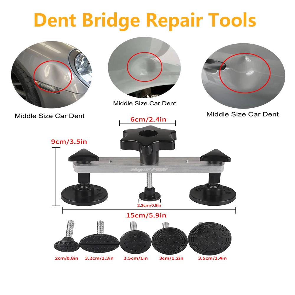 PDR Dent Removal Tool Kit Auto Body Paintless Dent Repair Kit Car Dent Removal Dent Repair Kit