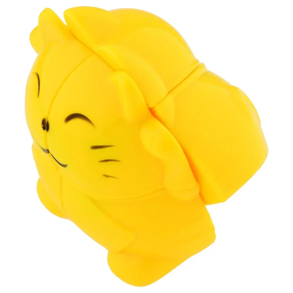 Yongjun Cartoon glückliche Katze Magie Cubo 2x2 Geschwindigkeit Würfel kreative pädagogische Spielzeug Geschenk idee Geburtstag Weihnachten Geschenke Spielzeug für Kinder