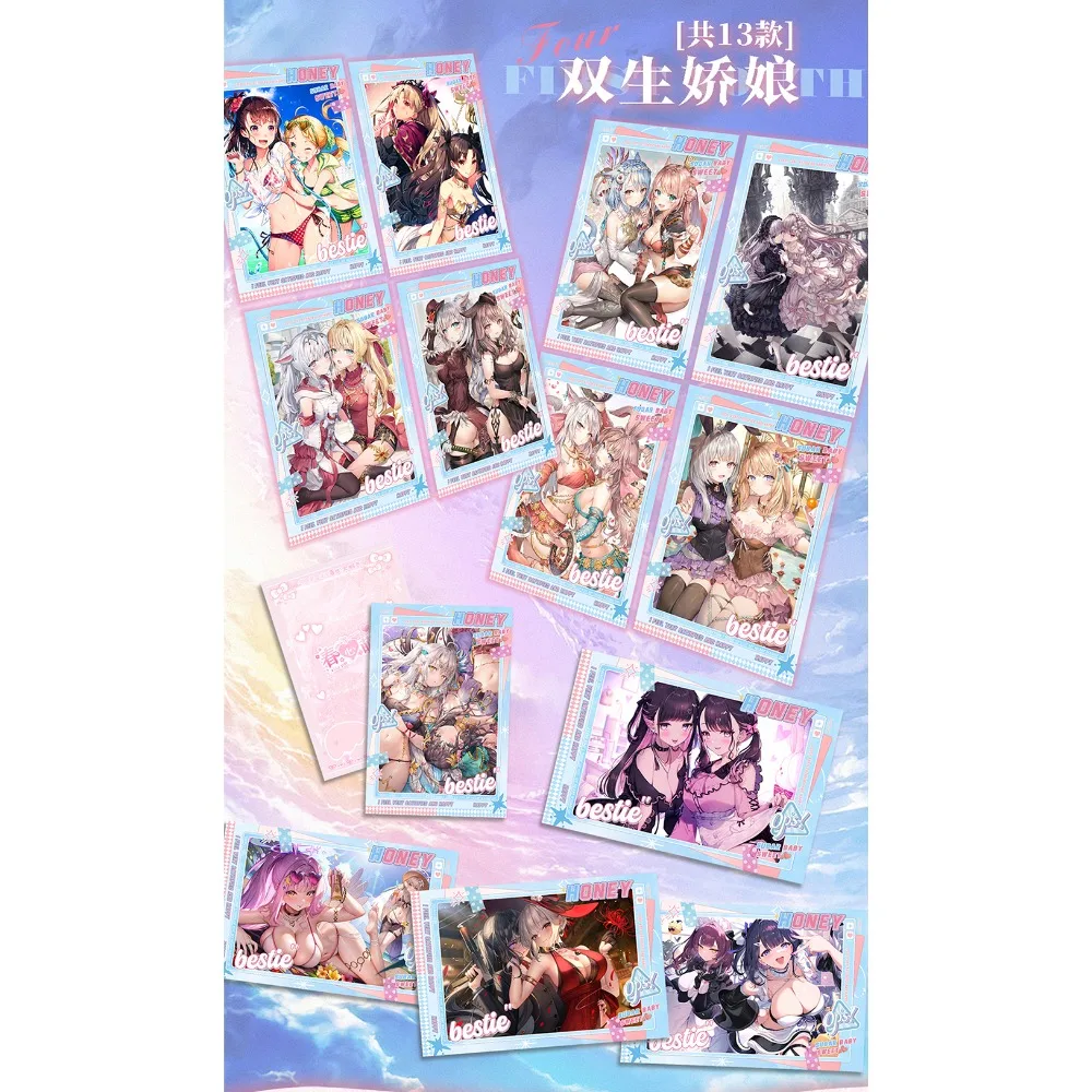 First Youth Goddess Story Collection Card Anime Girl Party Sweet Ambiguous Alluring Temptation Cards Booster Box Kids Toys Gifts