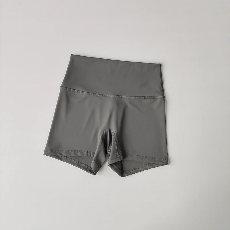 Yoga-Sportshorts, eng anliegende, elastische Dreiteilhose, hautfreundliches Gefühl, hohe Taille, hüftformend, schnelltrocknende Yoga-Hotpants – Detail 4