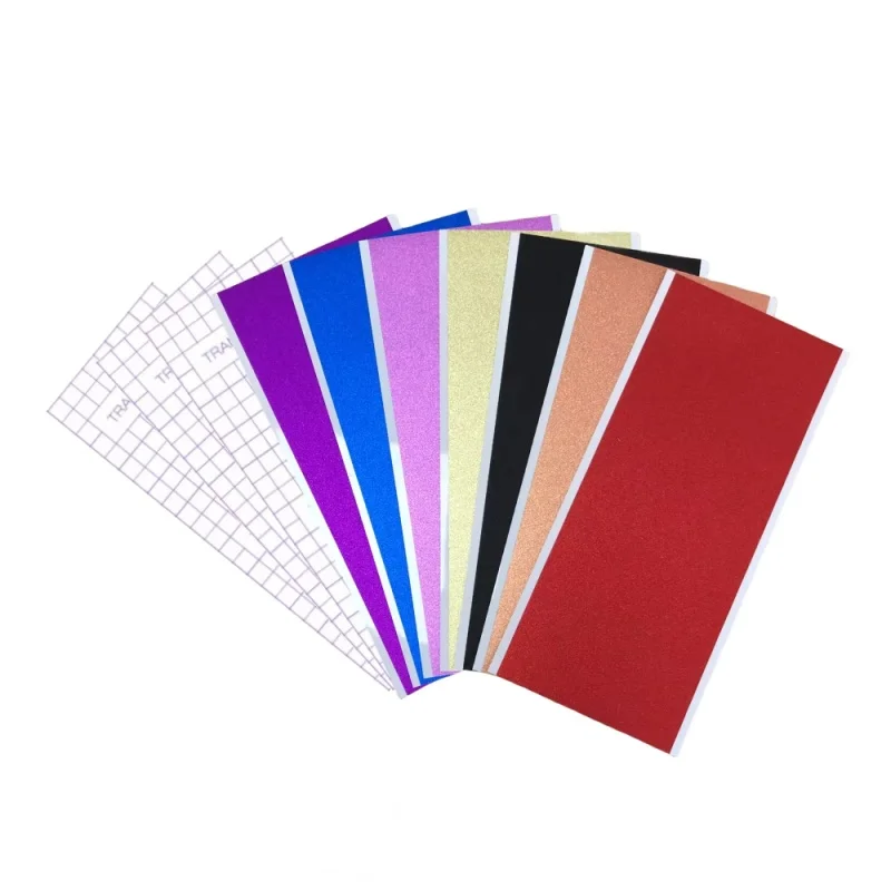 Ein Set mit glitzerndem, hochwertigem Vinyl für Cricut Joy/Maker, glitzerndes, dauerhaft haftendes Vinyl für Dekorationsaufkleber, Tassen, Fenster, Autoaufkleber, Cr