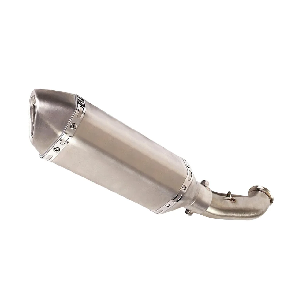 Für DUKE 390 RC390 125 250 2017-20 Auspuffrohre Auspuffsysteme Mittelrohr Schalldämpfer Modifiziert – Detail 4