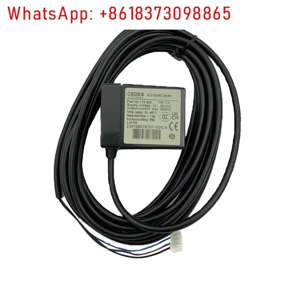 Platte laag sensor GLS126NT2.NC.NO foto-elektrische schakelaar