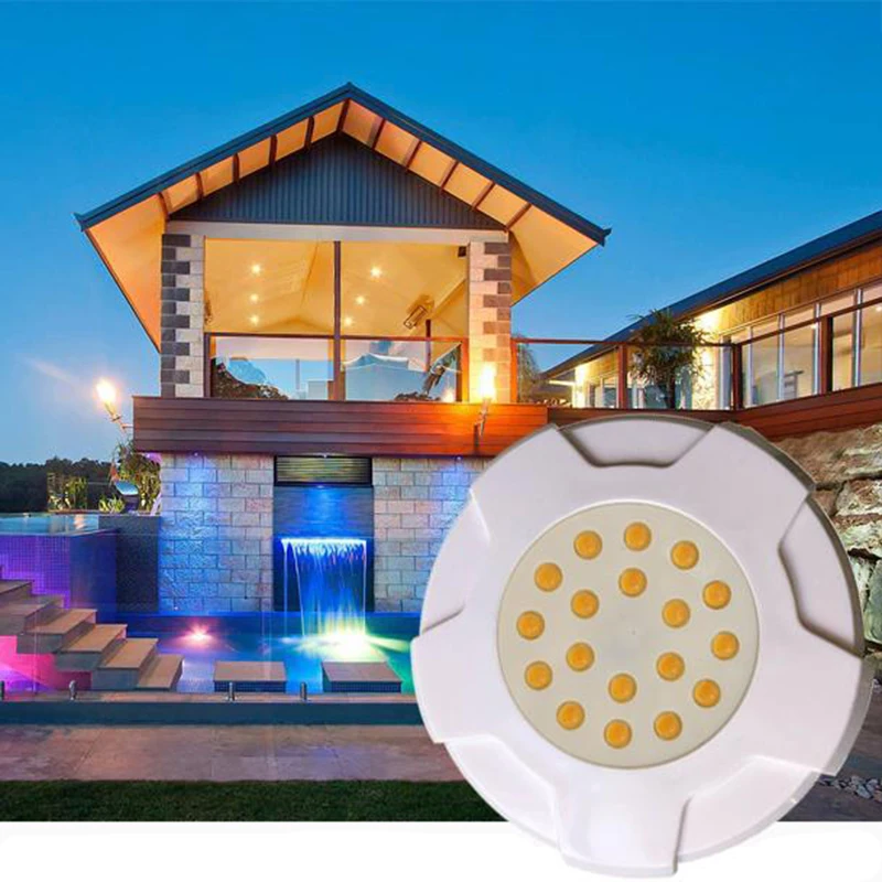 LED-Tauch-LED-Pool lampen Fernbedienung LED-Teich leuchte IP68 wasserdichtes Unterwasser licht 12V RGB Wand-LED-Lampe