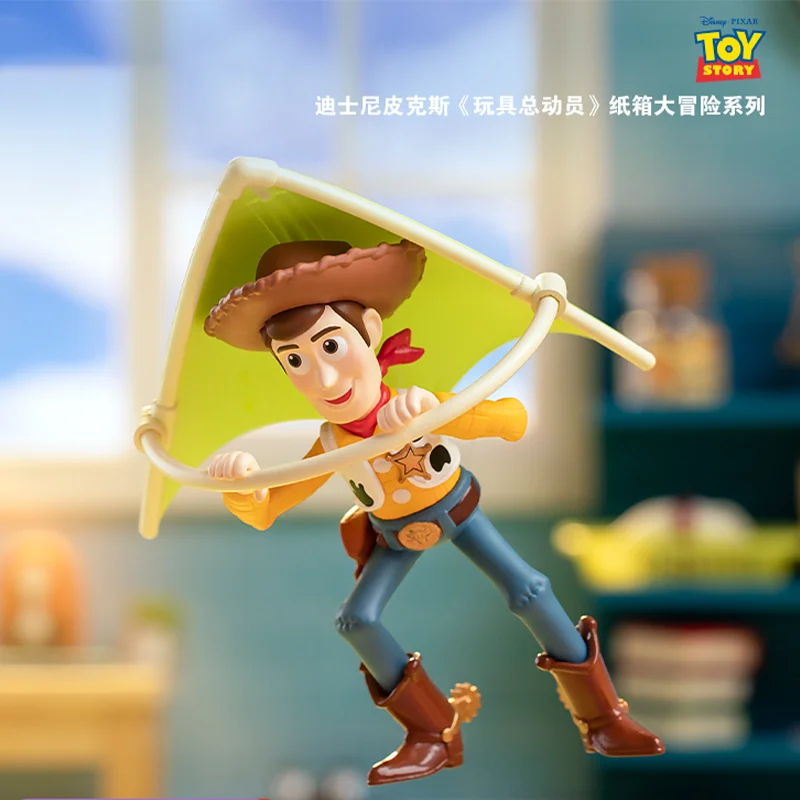 Disney Pixar Toy Story Sunnyside Adventures Series Anime Figure Woody Buzz Lightyear Jessie Collectible Model Toy Gift