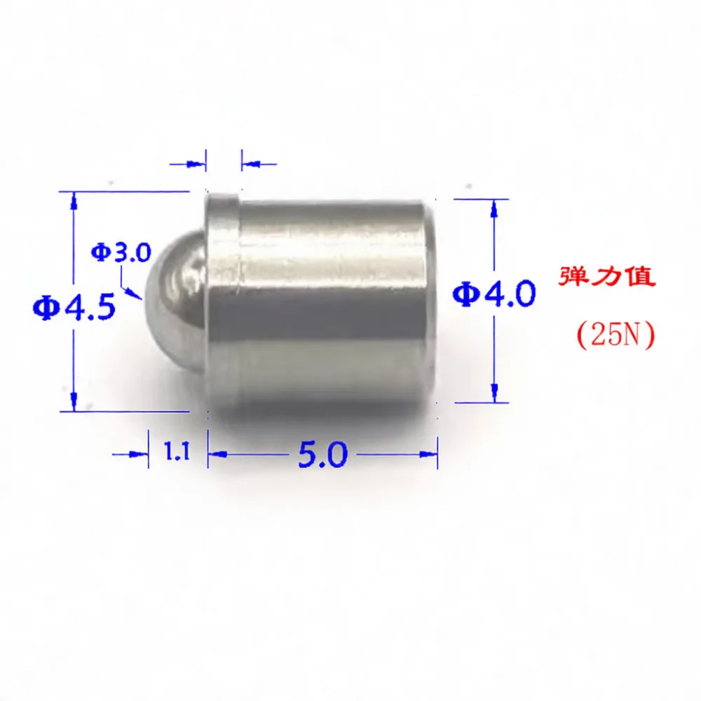 Stainless Steel Spring Ball Plunger Positioning Pin Set Screw For Xinhai Machinery Tools Industrial Detent Positioning Hardware