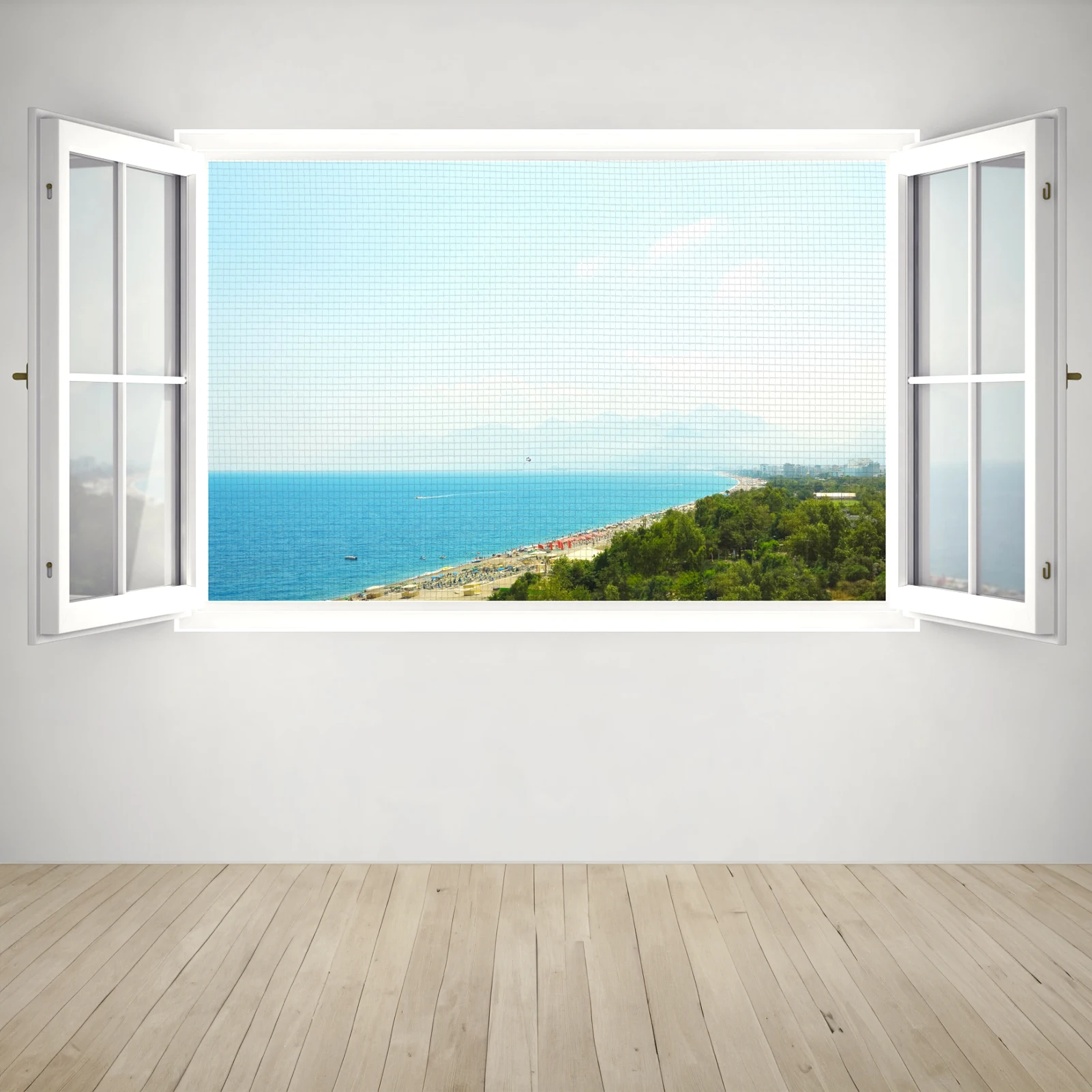 

Fiberglass Insect Screen Mesh 1.2x2.5m Durable Anti-Aging Foldable Window Netting