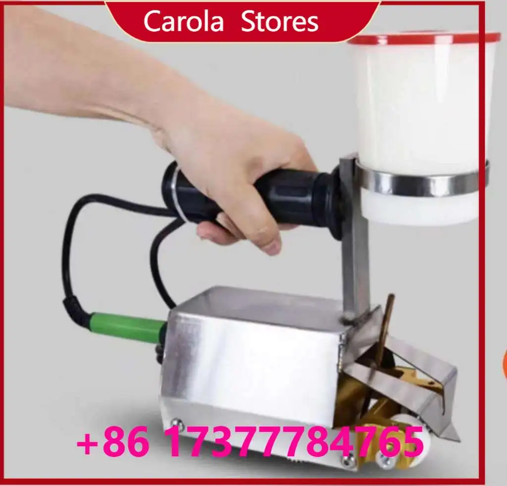 1KW Portable Cycloid Veneer Stitching Machine Automatic Wood Veneer Joint Patch Composer Handheld Woodworking Splicing Equipment