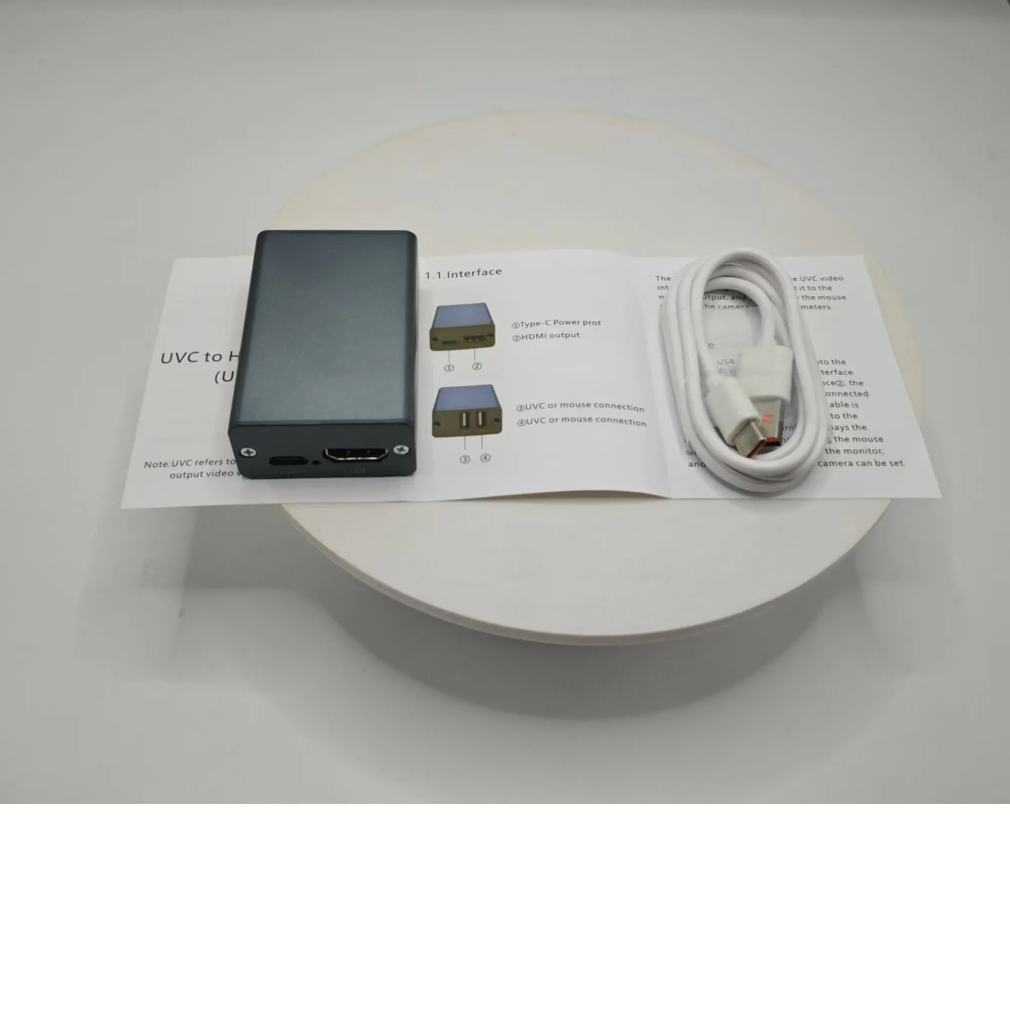 كاميرا فيديو USB إلى HDMI UVC INSTA360 Action4 Action5 Pocket3 إلى HDMI بطاقة التقاط نقل الصور شريك رياضي مباشر