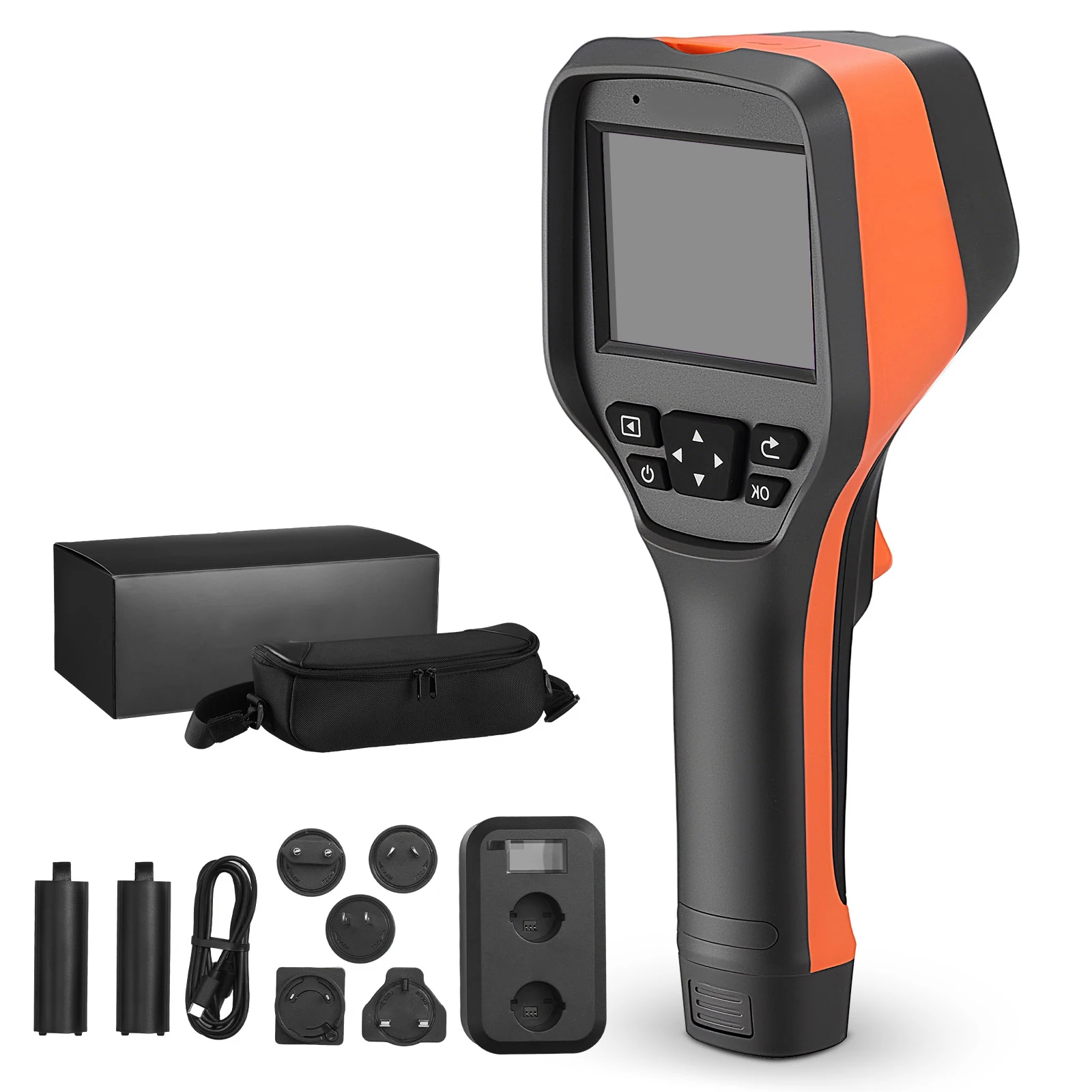 SucceBuy Thermal Camera 256 x 192 IR Resolution Handheld Imaging Camera with 2MP Visual Camera 25HZ Refresh Rate Infrared Imager