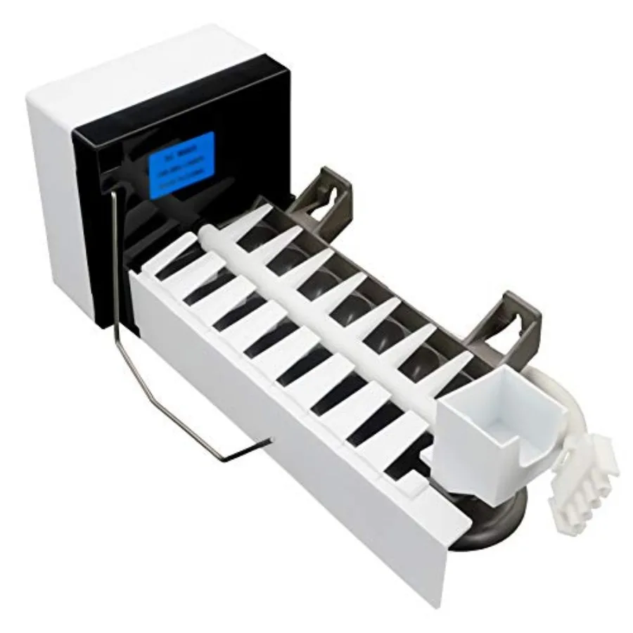 

Ice Maker Assembly Compatible with Frigi-daire Replaces AP6332951 White Durable Plastic Reliable Ice Production