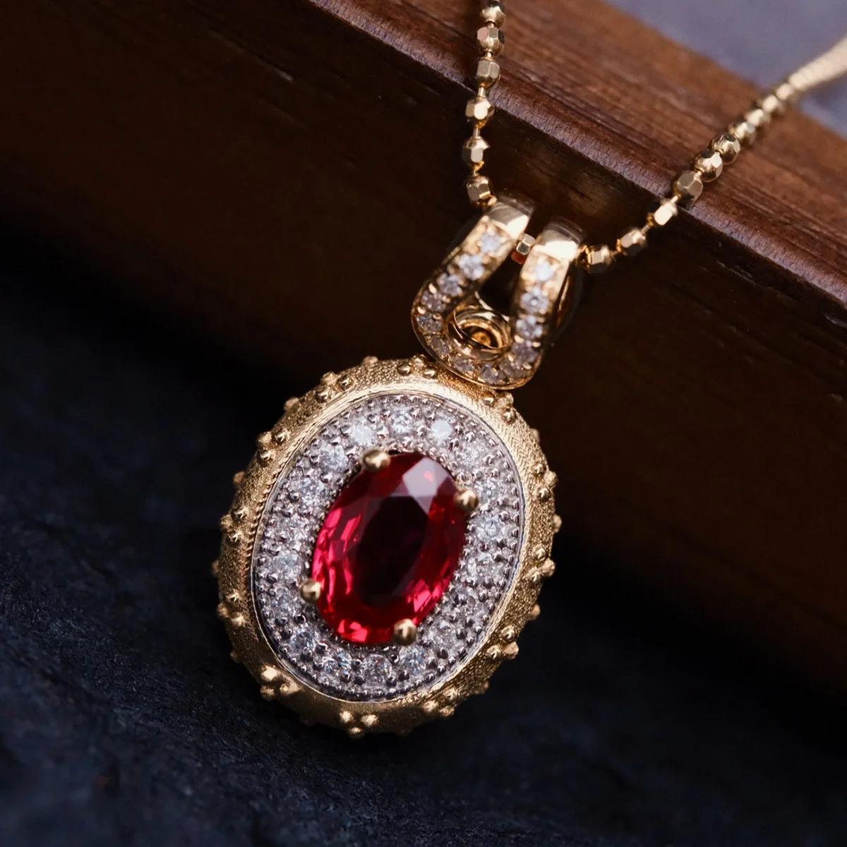 Bucci Style 925 Silver Natural Ruby Sapphire Oval Pendant Chain Necklace Women Vintage Fashion Fine Jewelry Bijoux Dropshipping