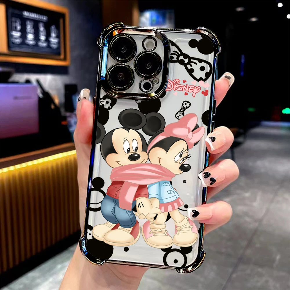 لطيف الكرتون M-ميكي م-ميني تصفيح جراب هاتف ل vivo Y400 V60 Y39 Y29 V40 Y38 Y200i Y28 Y03 Y200 V50 V29e لايت برو 4G 5G