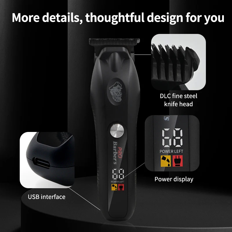 

New Professional Men's Hair Clippers Trimmers Machine Electric Hair Trimmers or Clippers Barbers