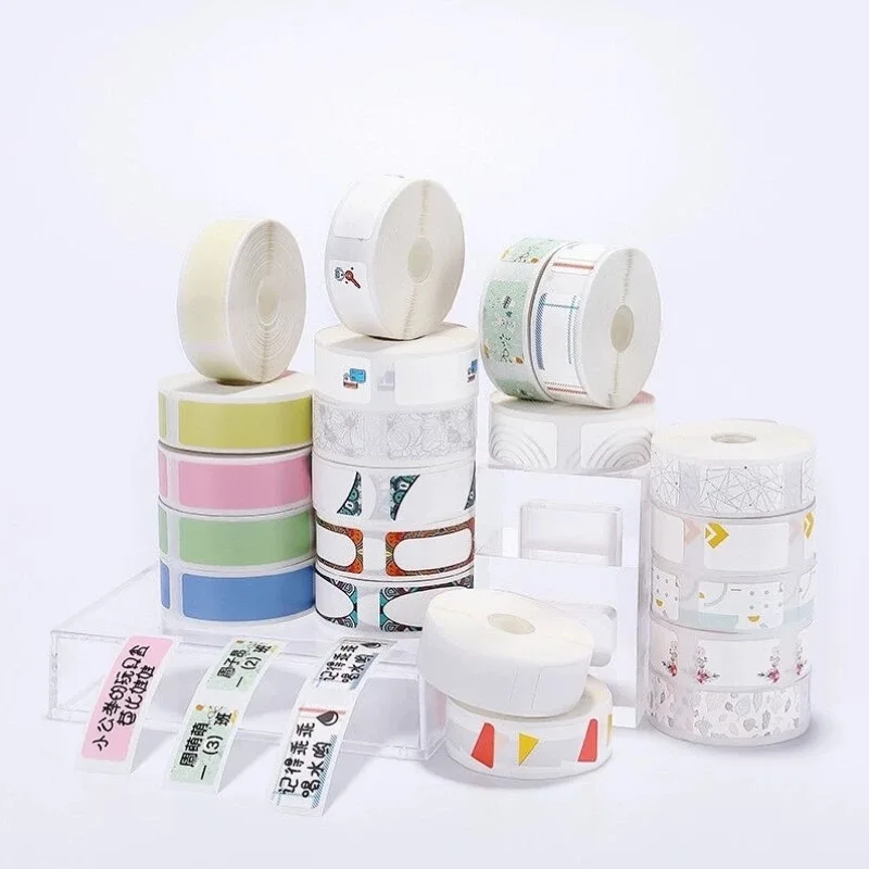 Niimbot D11 D101 D101 White Colorful Transparent Label Date Price  Tag Thermal Paper Kitchen Storage Office Category Sticker