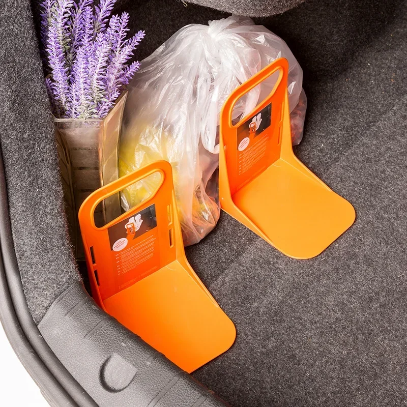 Car Trunk Storage Rack Universal Shock-absorbing Luggage Organizer Safely Anchors Items with Anti-slip Barrier Ultimate Enhanced