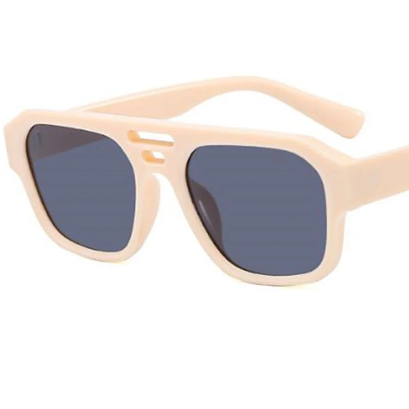Fashion Sunglasses Unisex Personality Beam Sun Glasses Anti-UV Spectacles Retro Eyeglasses Oversize Frame Sunscreen Google