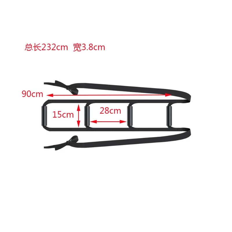 Multifunctional Bed Transfer Belt Elderly Patient Getting Up Auxiliary Strap Rehabilitation Training Care Tool(1pcs)