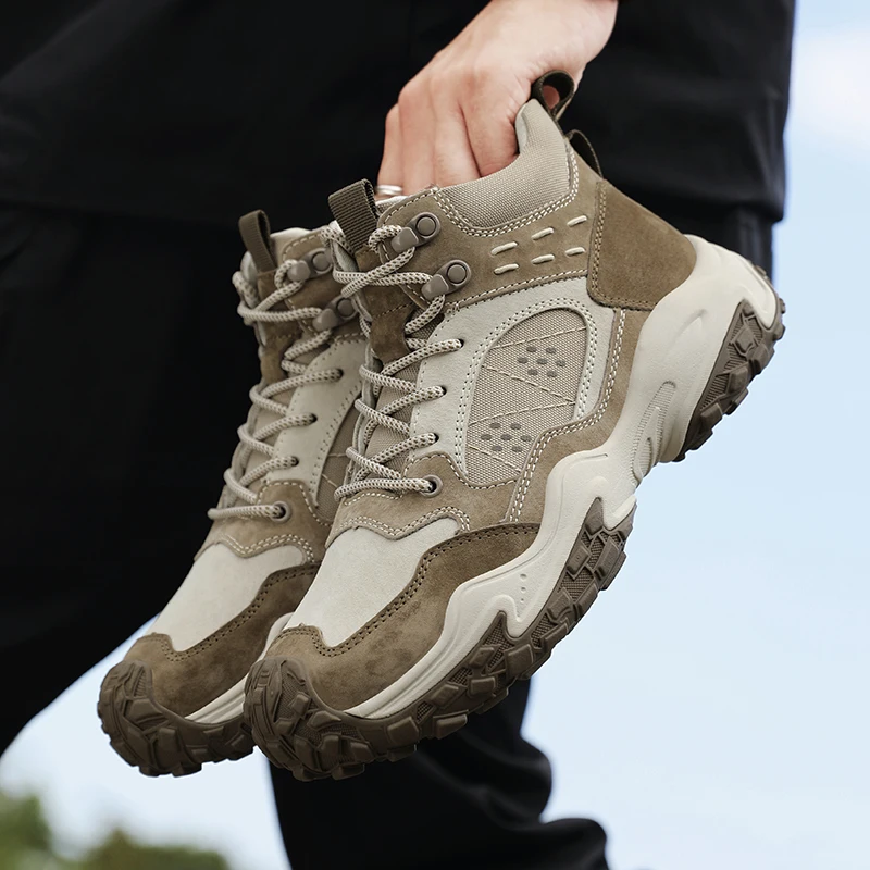 

Мужская повседневная обувь, удобные нескользящие ботильоны на толстой подошве, классические повседневные мужские ботинки