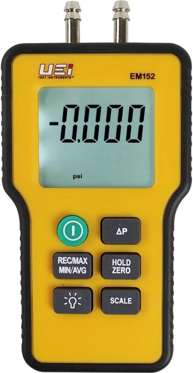 Test Instruments EM152 Dual Differential Digital Manometer