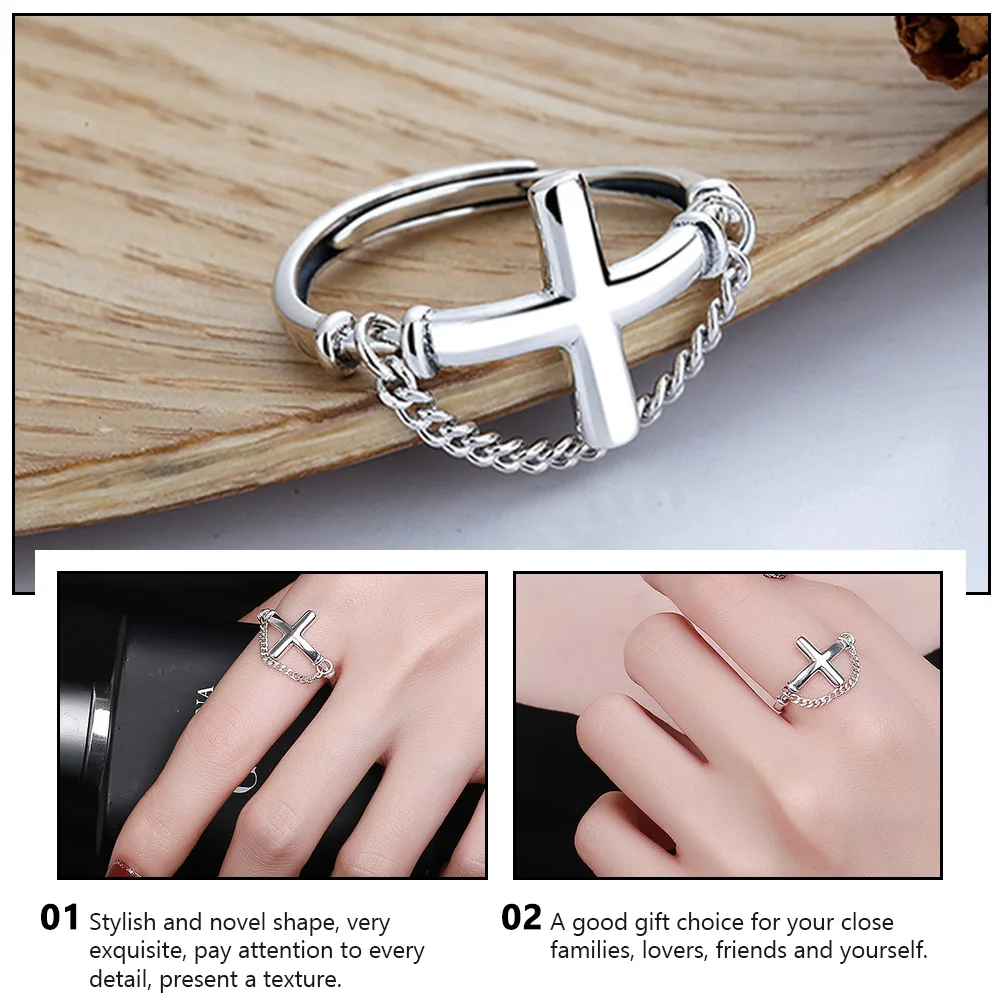 

Sterling Finger Sliver Accessories Open S925 Men and Women