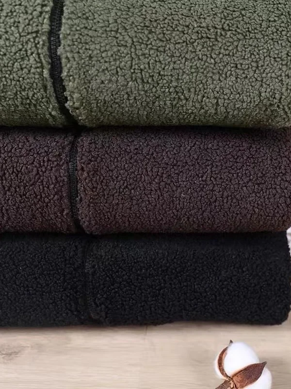 حجم كبير المرأة فرو الضأن Jaet الخريف الشتاء جديد Sle عالية الإحساس المفتوحة سترة دافئة فضفاضة معطف القطن