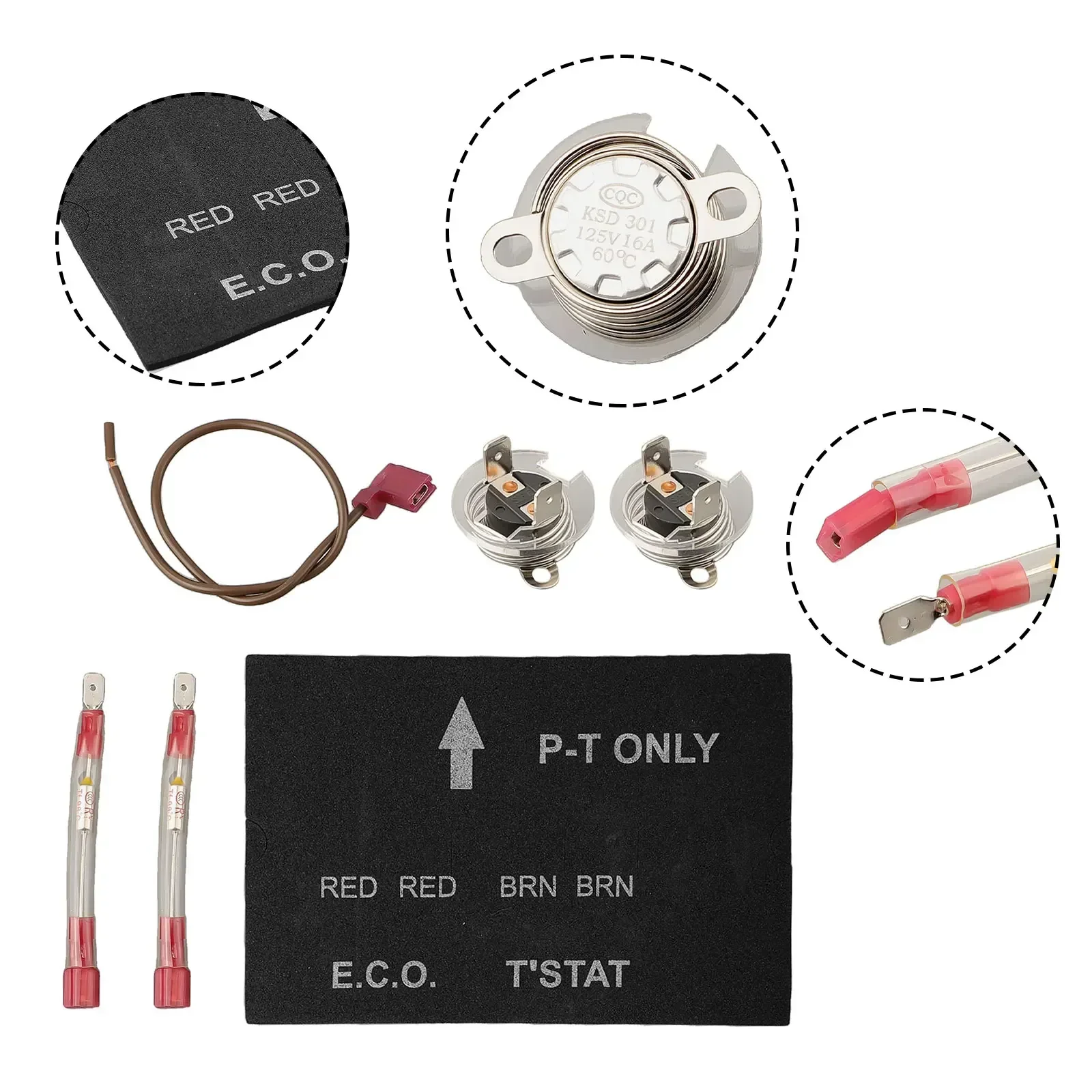 

Color As Shown In The Picture Water Heater Replacement Water Heater Part UL Certified Regulates Temperature Complete Cut-Off Kit