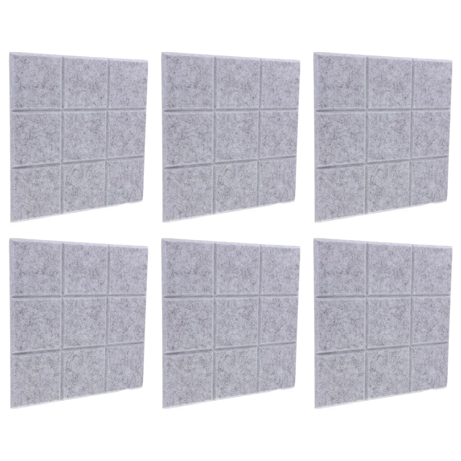 6 Pcs Bulletin Board Wall Sticker Felt for Tiles Needle Plate Decorations Adhesive Classroom