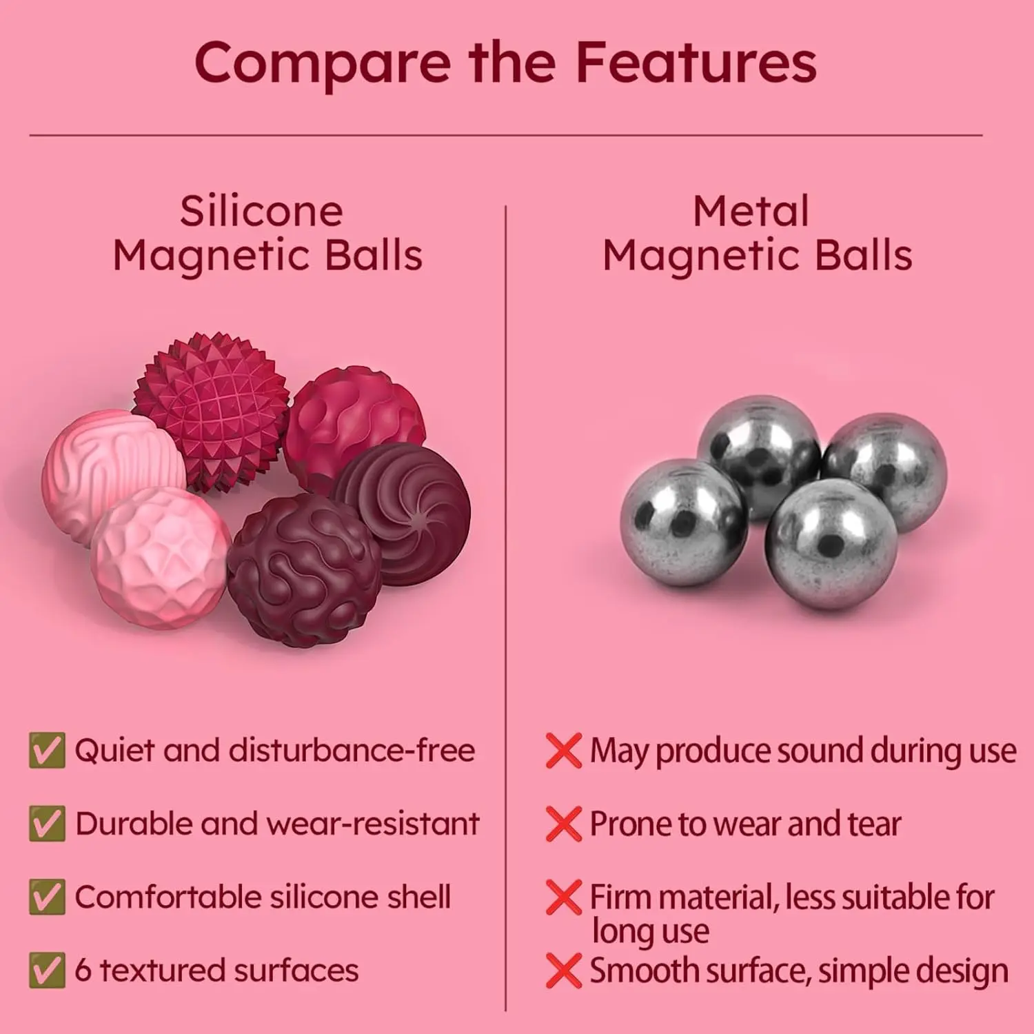 Verbeterde Tweede Generatie Siliconen Magneti Ballen Fidget Speelgoed Zorgen Ballen Autisme Kalmerend Speelgoed Kind Volwassenen Relief Stress Zintuiglijke Speelgoed