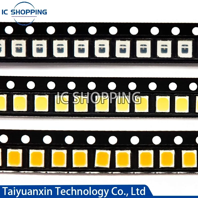 

500PCS 2835 High Brightness SMD LED White Red Blue Green Yellow 0.2W Light Diode