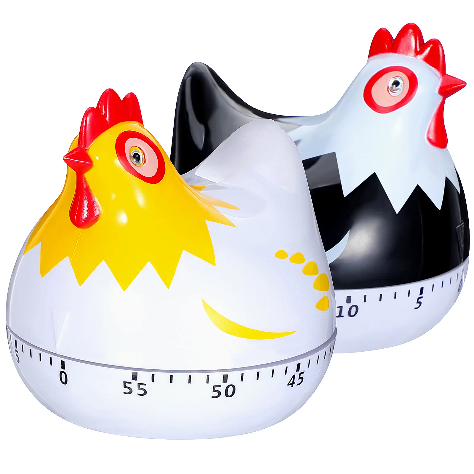 

2pcs Cartoon Mechanical Kitchen Timing Mechanical Timer Tool For Cooking Baking Restaurant Home Use