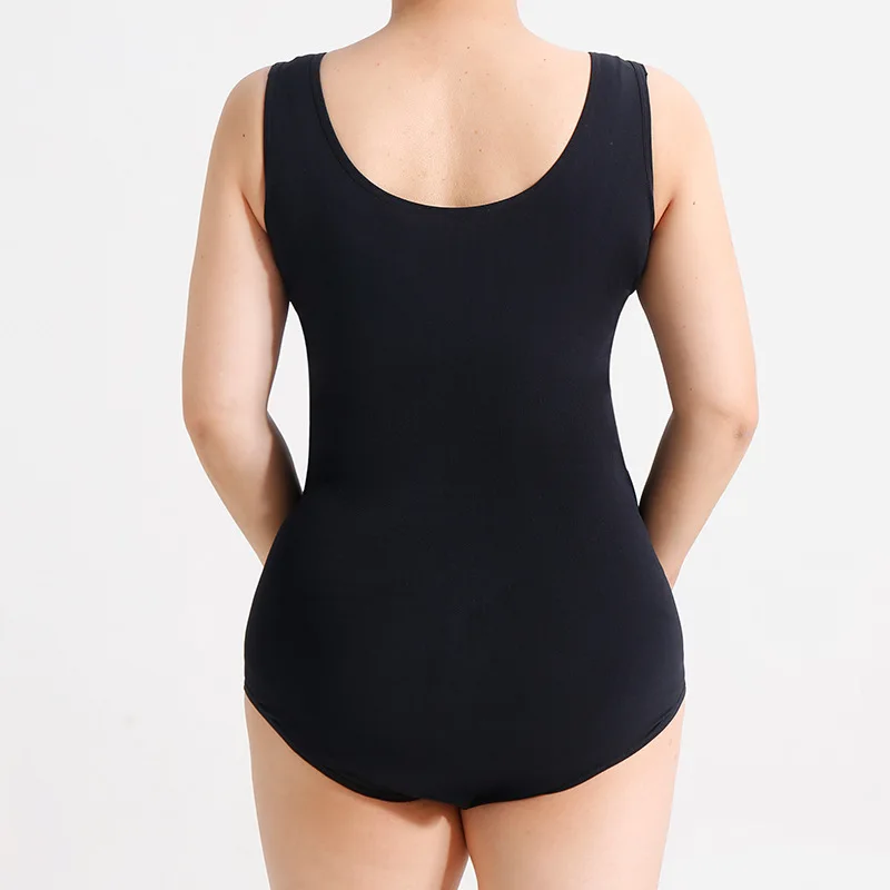 Maternity Swimsuit High Elastic Plus Size Seamless Integrated Body Shaping Pregnant Woman Belly Support One-piece Swimsuit