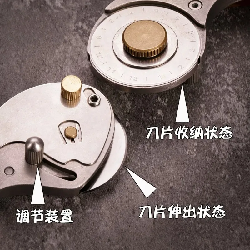 Roller Cutter Sharp Durable Straight Cutting Tool For Handmade Leather Cutting And Material Blank Making Leathercraft