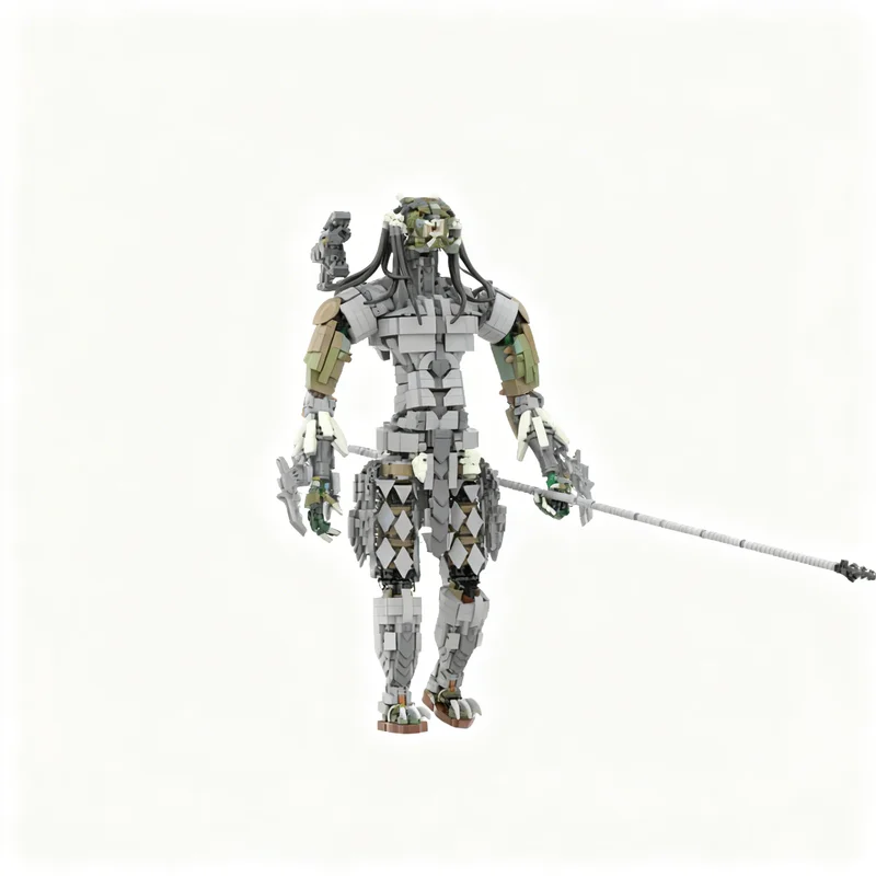 2443pcs MOC Youtja Predator Anatomically Correct Fully Articulate Model Toys Building Blocks Construction Christmas Gift Kids